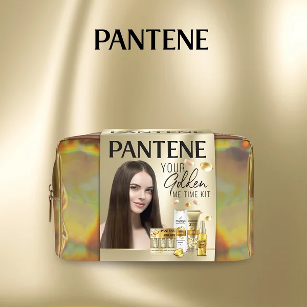 Pantene súprava produktov: olej, šampón, sérum v ampulkách a maska 1×1 ks, darčeková sada