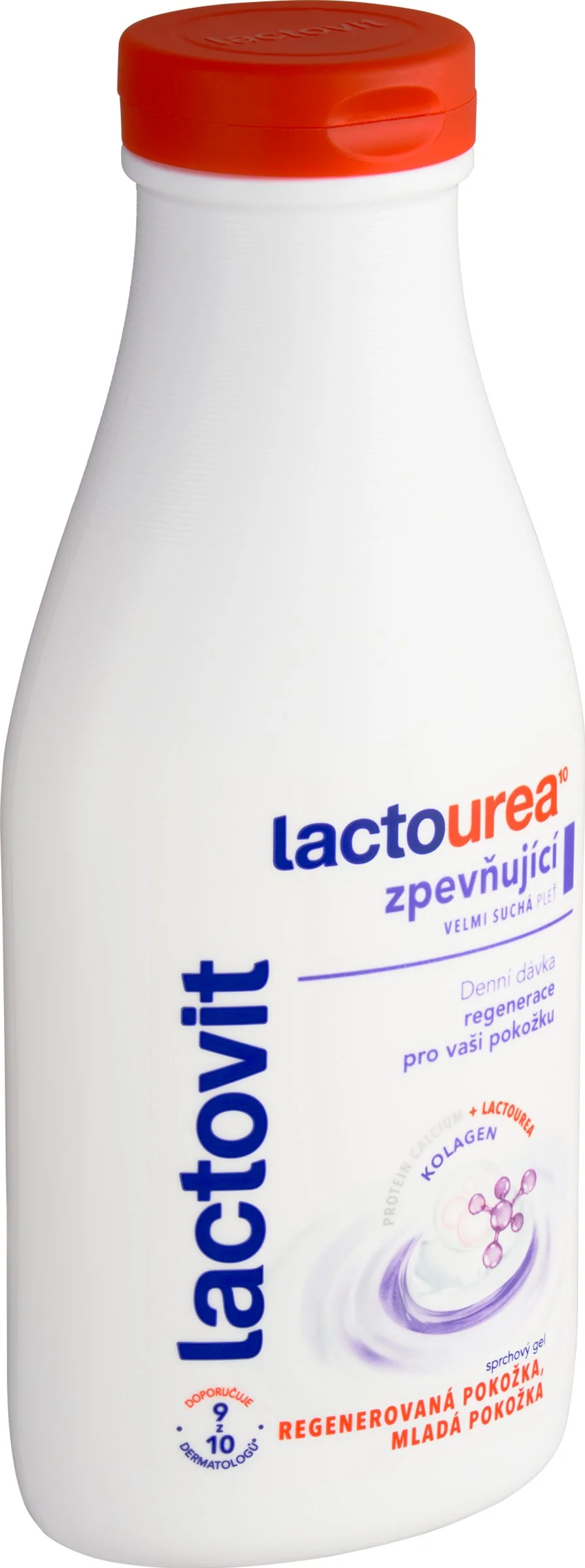 Lactovit Lactourea spevňujúci sprchový gél 1×500 ml, spevňujúci sprchový gél