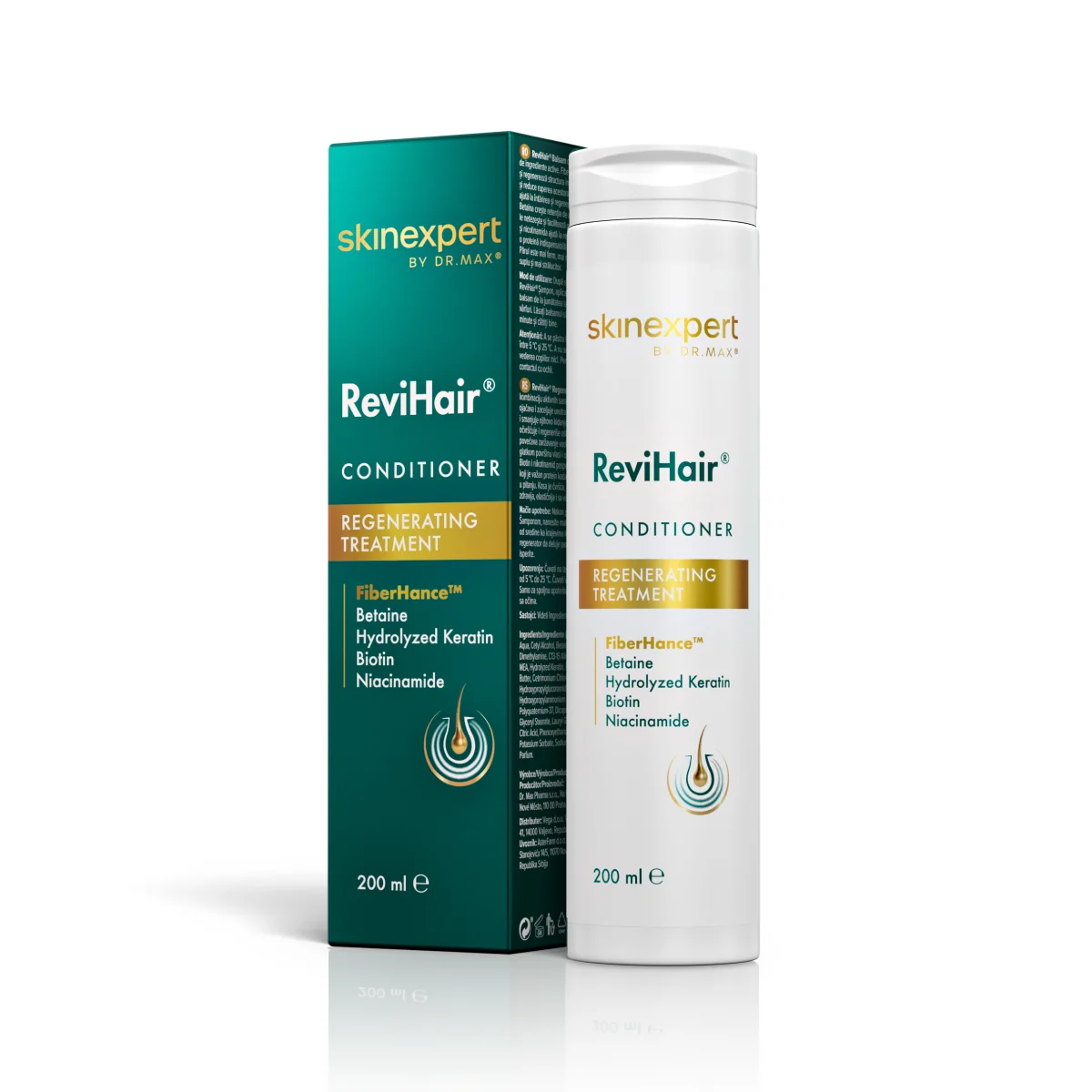 Skinexpert by Dr. Max ReviHair® kondicionér 1×200 ml, kondicionér proti vypadávaniu vlasov