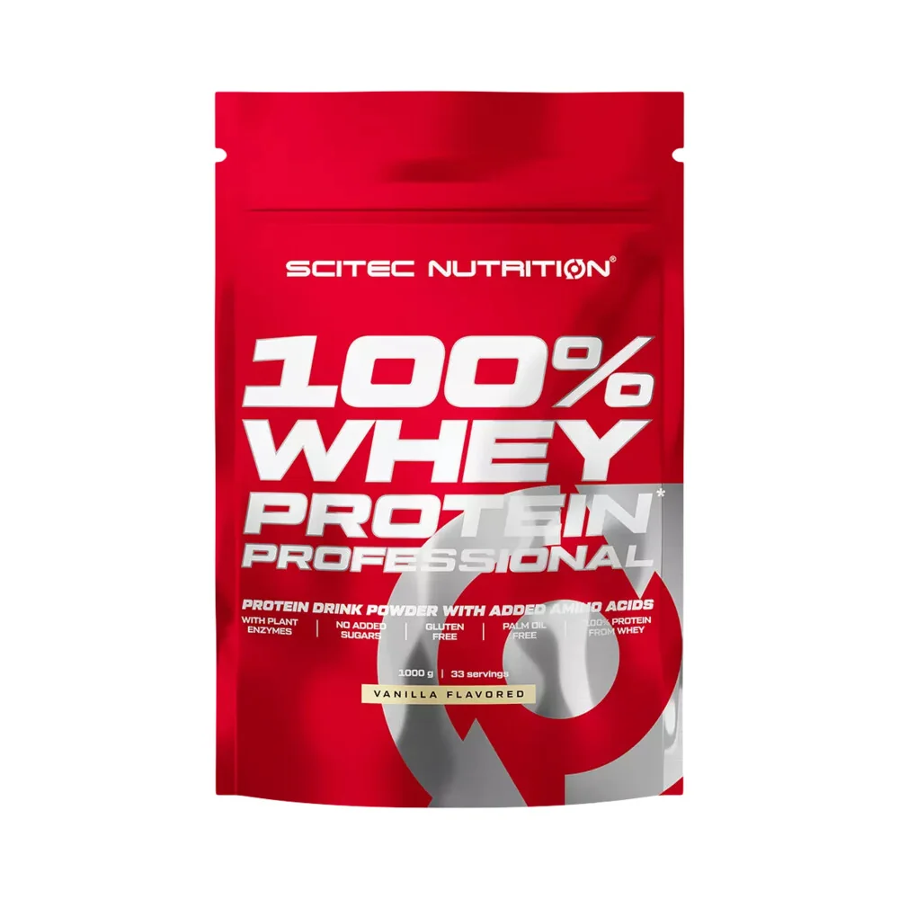 Scitec Nutrition 100% Whey Protein Professional 1000 g vanilka