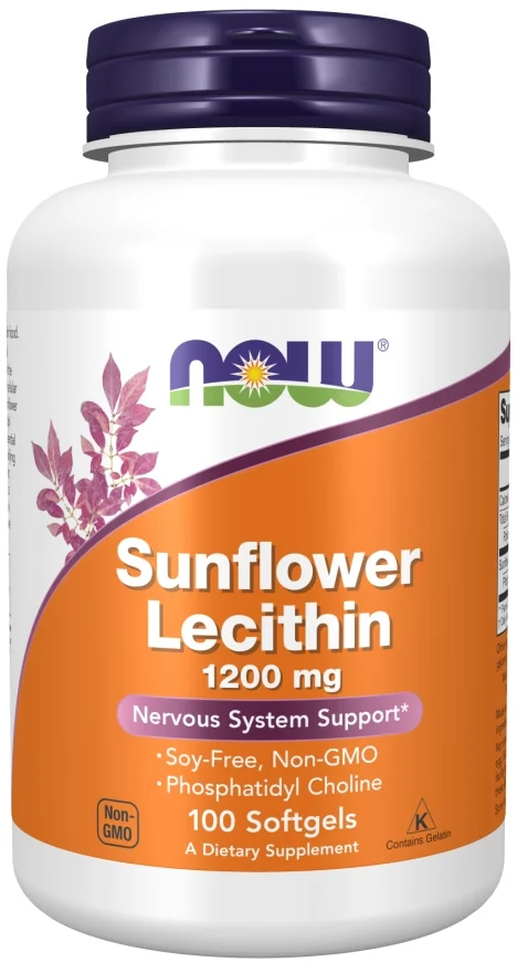 Now Foods Sunflower Lecithin (slnečnicový lecitin) 1200 mg