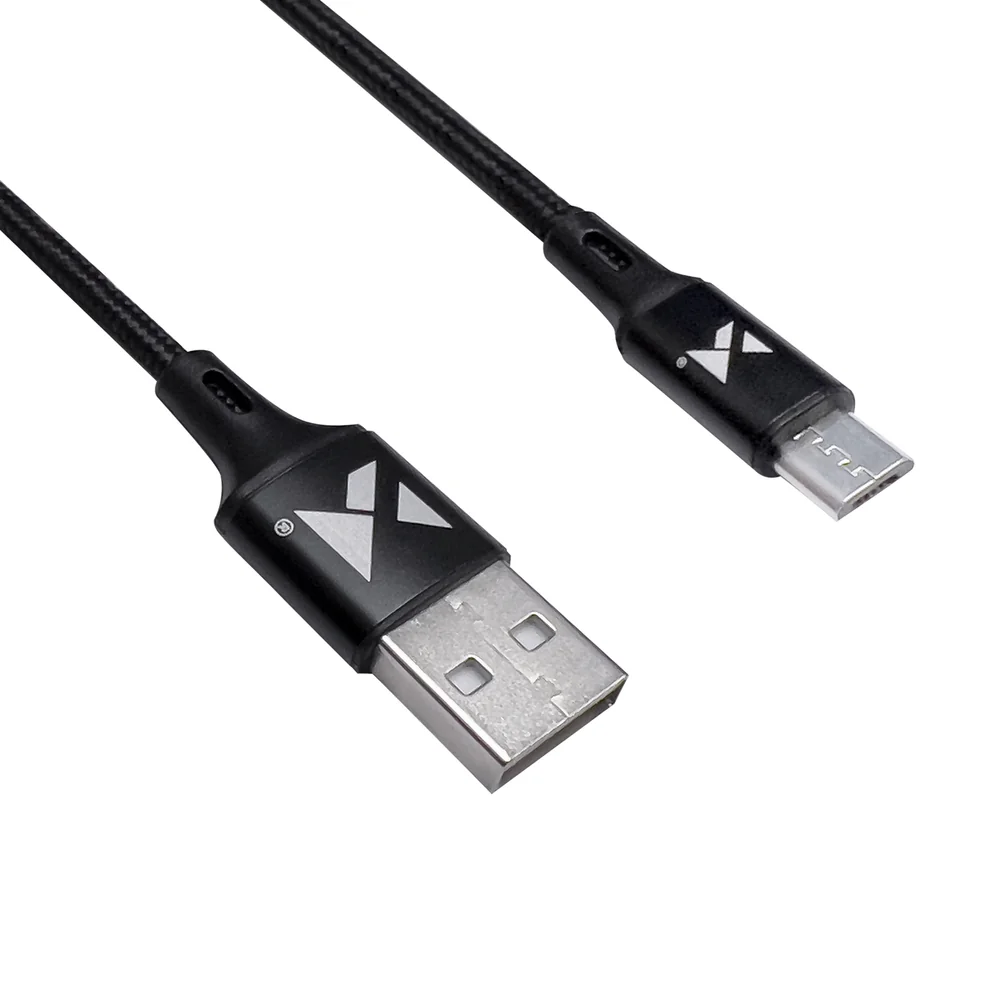 MG kábel USB / USB-C 2.4A 1m, čierny 