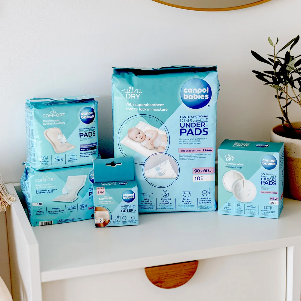 Canpol babies Popôrodné nočné vložky - ultra absorbent 1×10 ks, popôrodné vložky