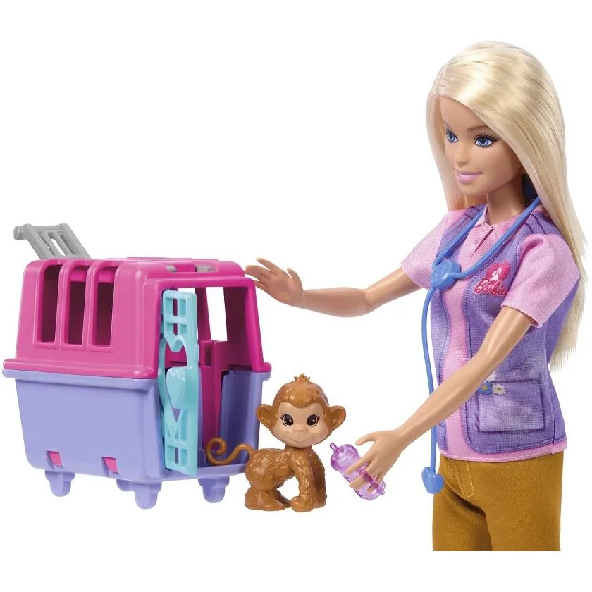 Mattel Barbie Bábika zachraňuje zvieratá blondínka 