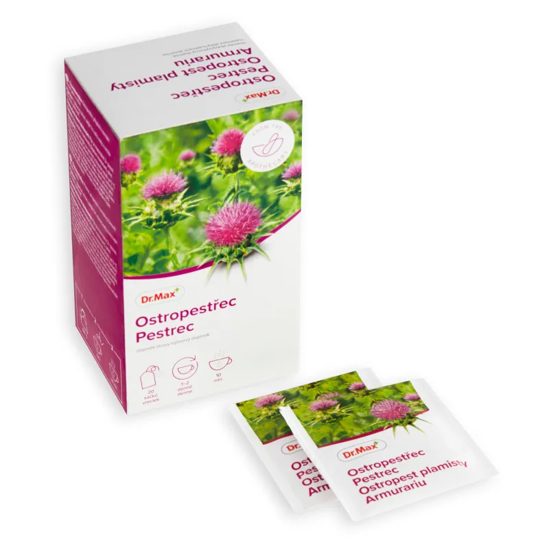 Dr. Max Pestrec 20×1,5 g, bylinný čaj, v nálevových vrecúškach