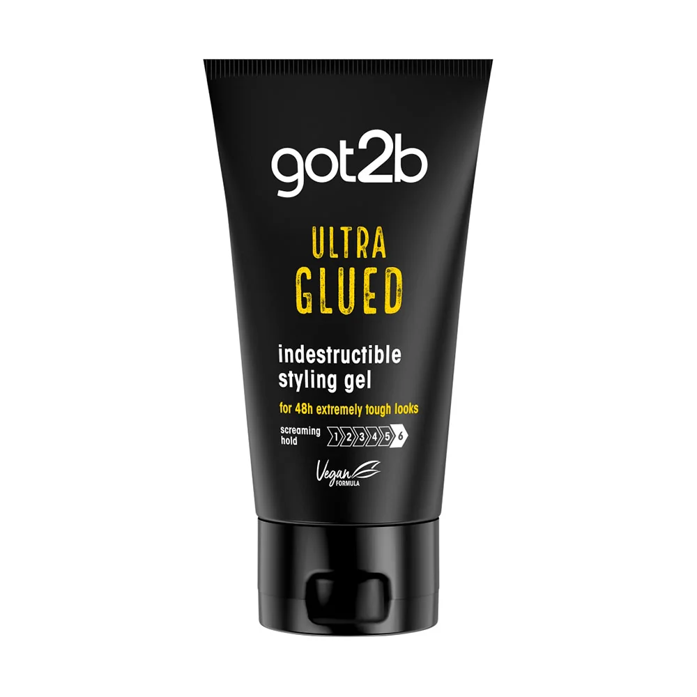 got2b stylingový gél na vlasy Ultra Glued 1×150 ml, gél na vlasy