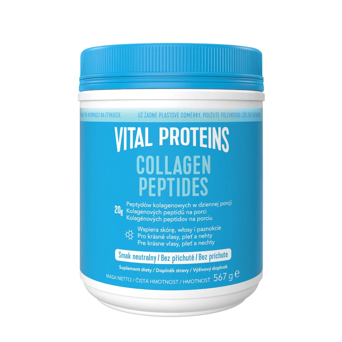 Vital Proteins Collagen Peptides kolagén v prášku 567g 1×567 g