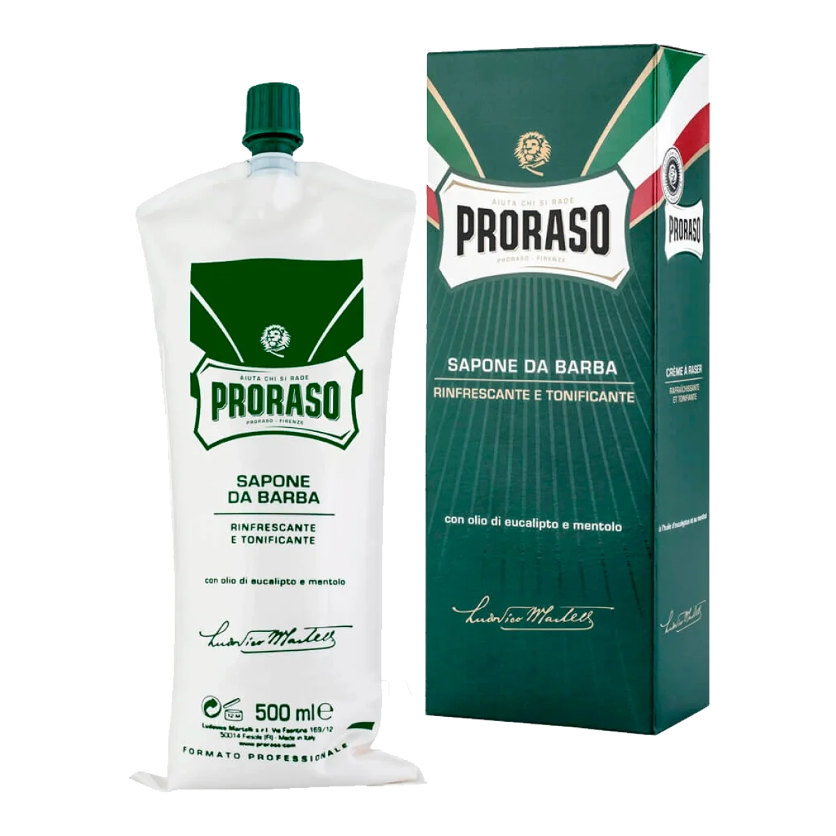 Krém na holenie osviežujúci eukalyptus Proraso 500 ml