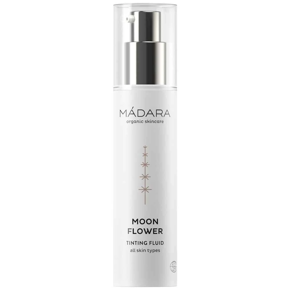 MÁDARA MOON FLOWER Tónovací fluid Rose Beige 1×50 ml, hydratačný fluid na tvár