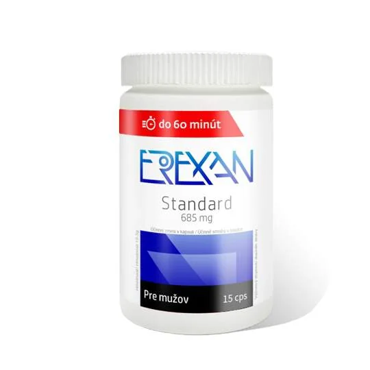 EREXAN Standart 685 mg 1×15 cps, výživový doplnok