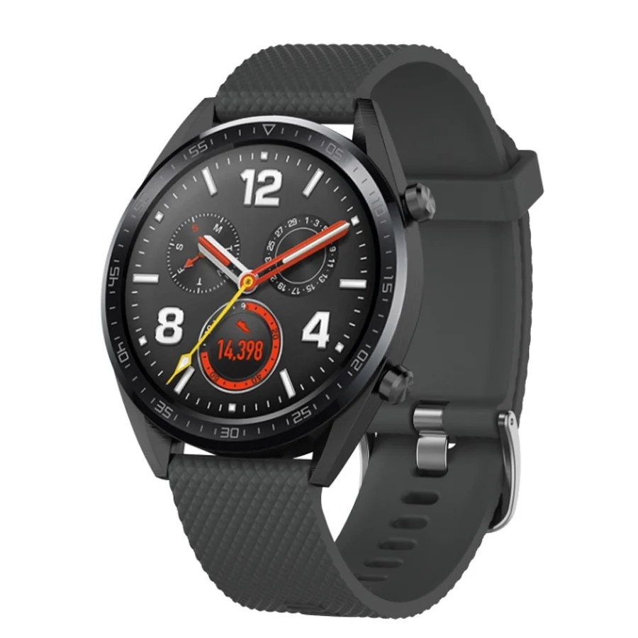 BStrap Silicone Bredon remienok na Huawei Watch 3 / 3 Pro dark gray