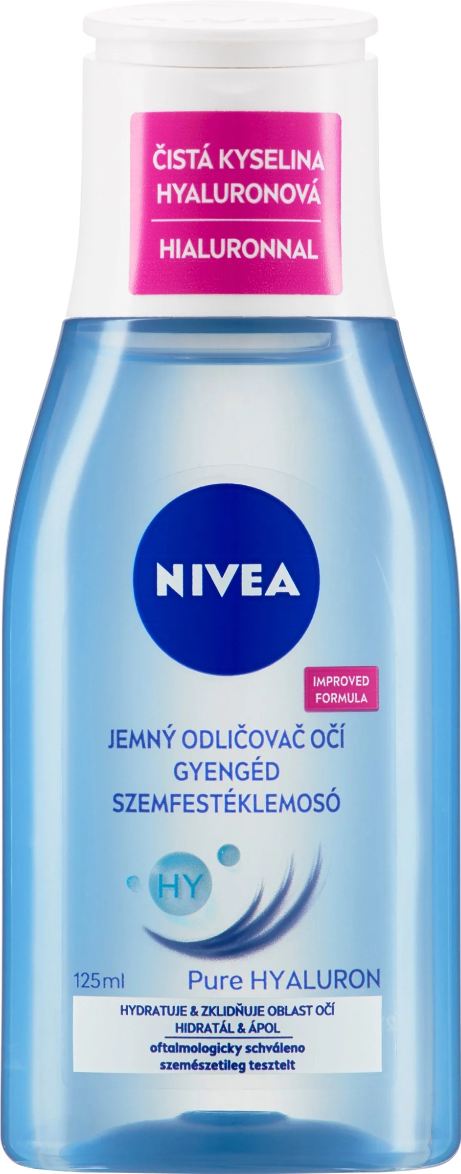 NIVEA Jemný ODLIČOVAČ očí Purified water 1×125 ml, odličovač očí