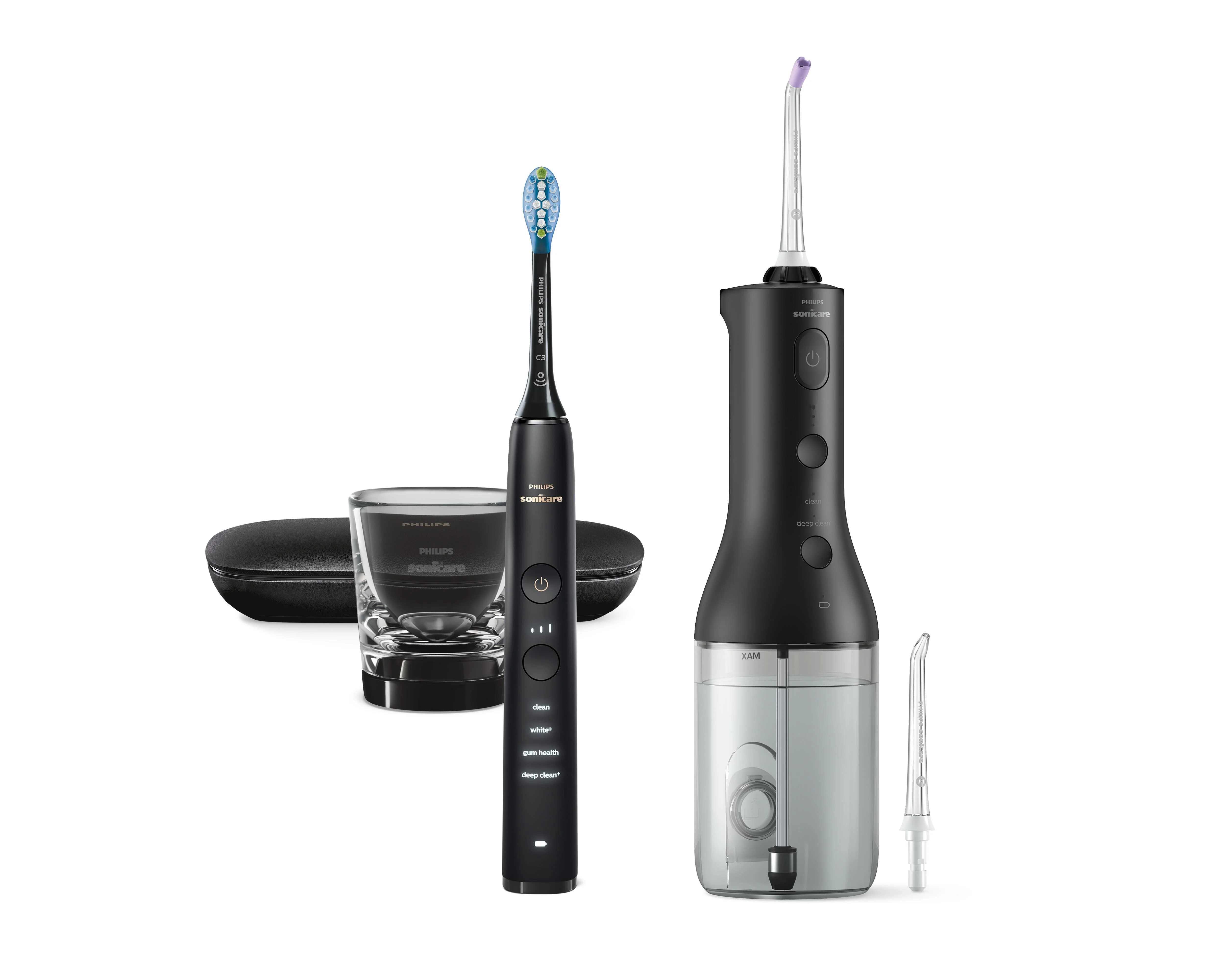 Philips Sonicare 9000 DiamondClean a Prenosná ústna sprcha HX3886/43