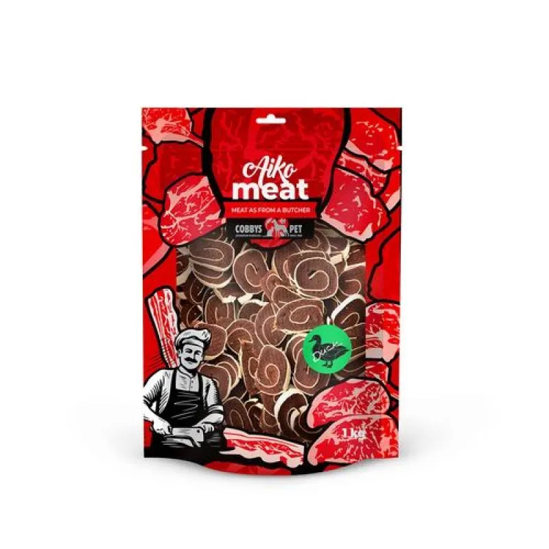 COBBYS PET AIKO Meat sushi z kačacieho mäsa 1kg 