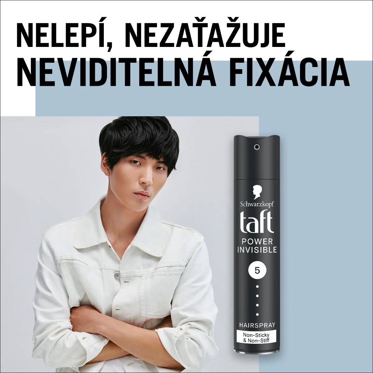 Schwarzkopf Taft Power Invisible lak na vlasy 1×250 ml, lak na vlasy