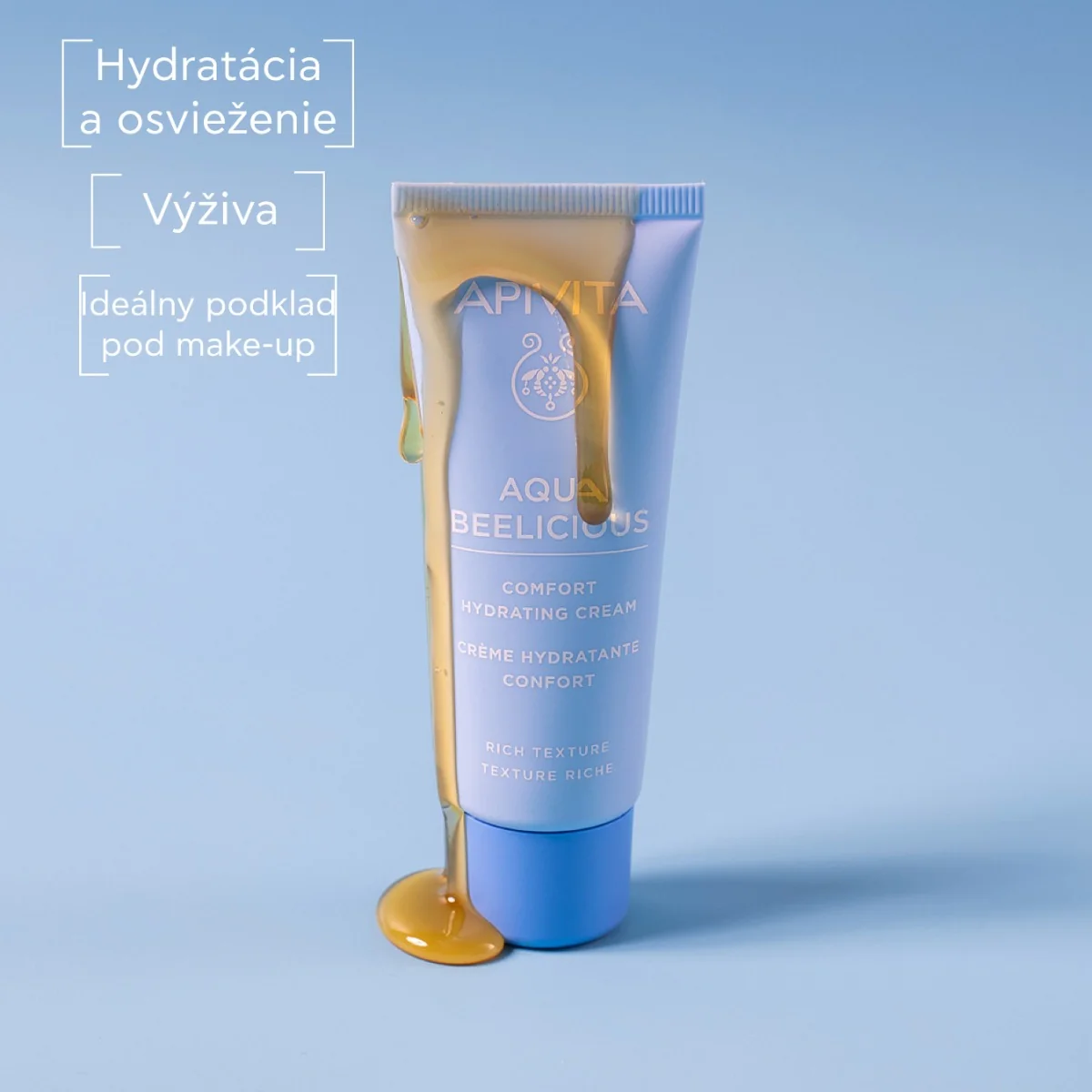 APIVITA Aqua Beelicious Comfort Cream , 40ml 1×40 ml, výživný hydratačný krém