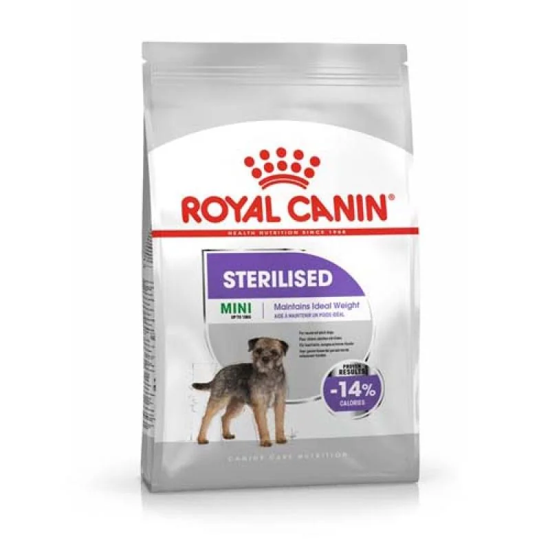 ROYAL CANIN CCN MINI STERIL ADULT 1kg -suché krmivo pre kastrované psy malých plemien