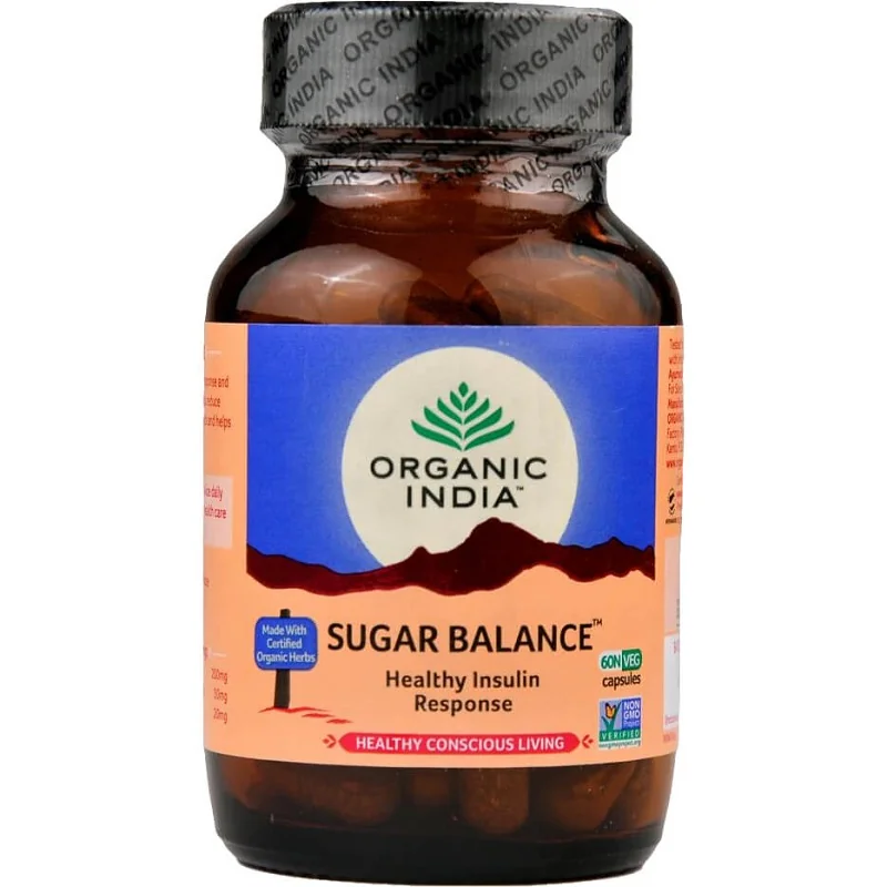 Organic India Sugar Balance kapsuly 60 ks hyperglykémi, metabolizmus