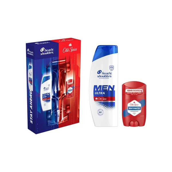 Súprava produktov: šampón Head & Shoulders Men Ultra Old Spice a dezodorant Old Spice Whitewater 1×1 ks, darčeková sada