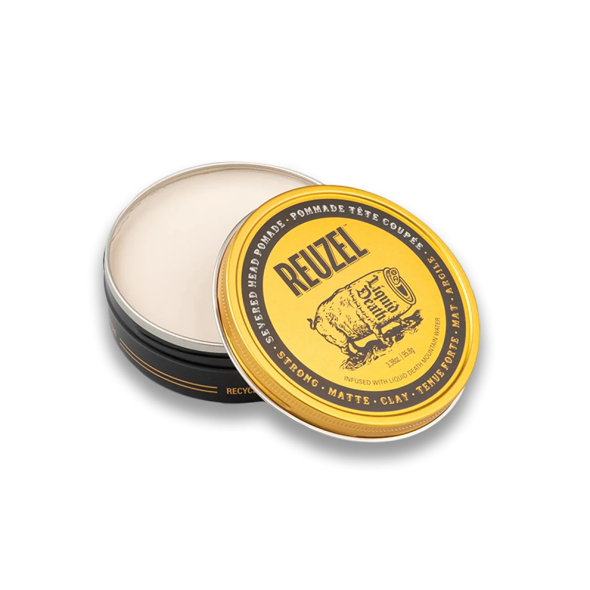 Hlinová matná pomáda na vlasy Reuzel Head Clay pomade gold 95g