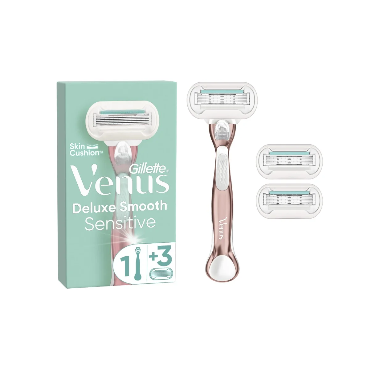 Gillette Venus Rosegold Delux Smooth Sensi Str+3nh 1×1 ks