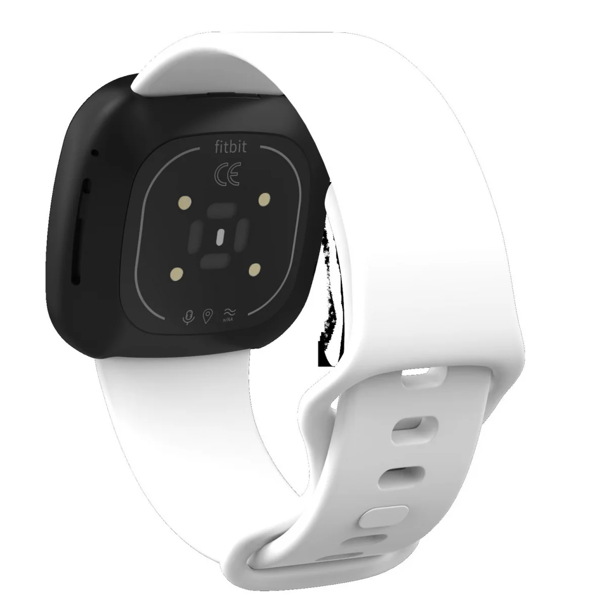 BStrap Silicone (Large) remienok na Fitbit Versa 3 white