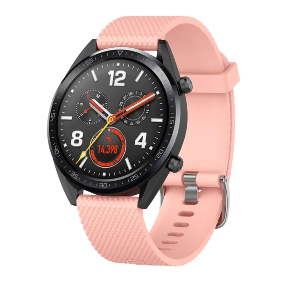 BStrap Silicone Bredon remienok na Garmin Vivoactive 4 sand pink