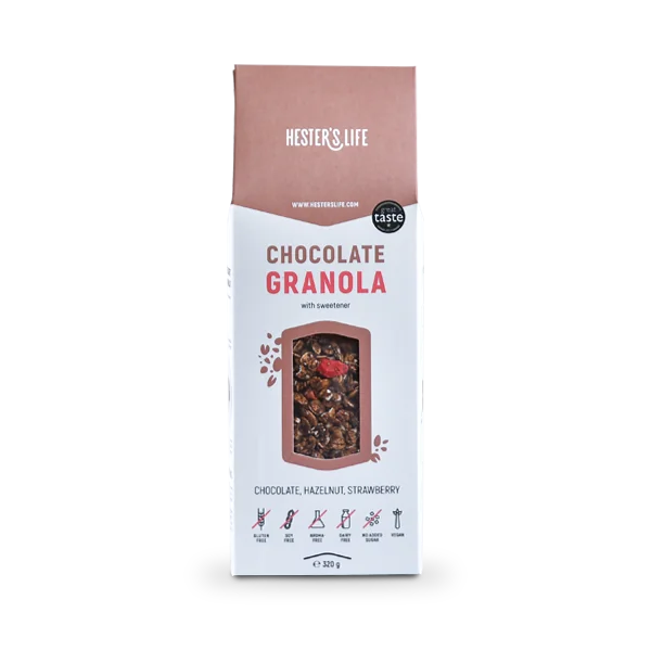 Hester´s Life Granola chocolate 1×320 g, granola