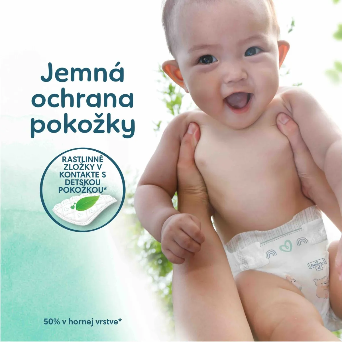 PAMPERS HARMONIE BABY PLIENKY V.5 11-16KG 66KS 1×66 ks, plienky vo veľkosti 5