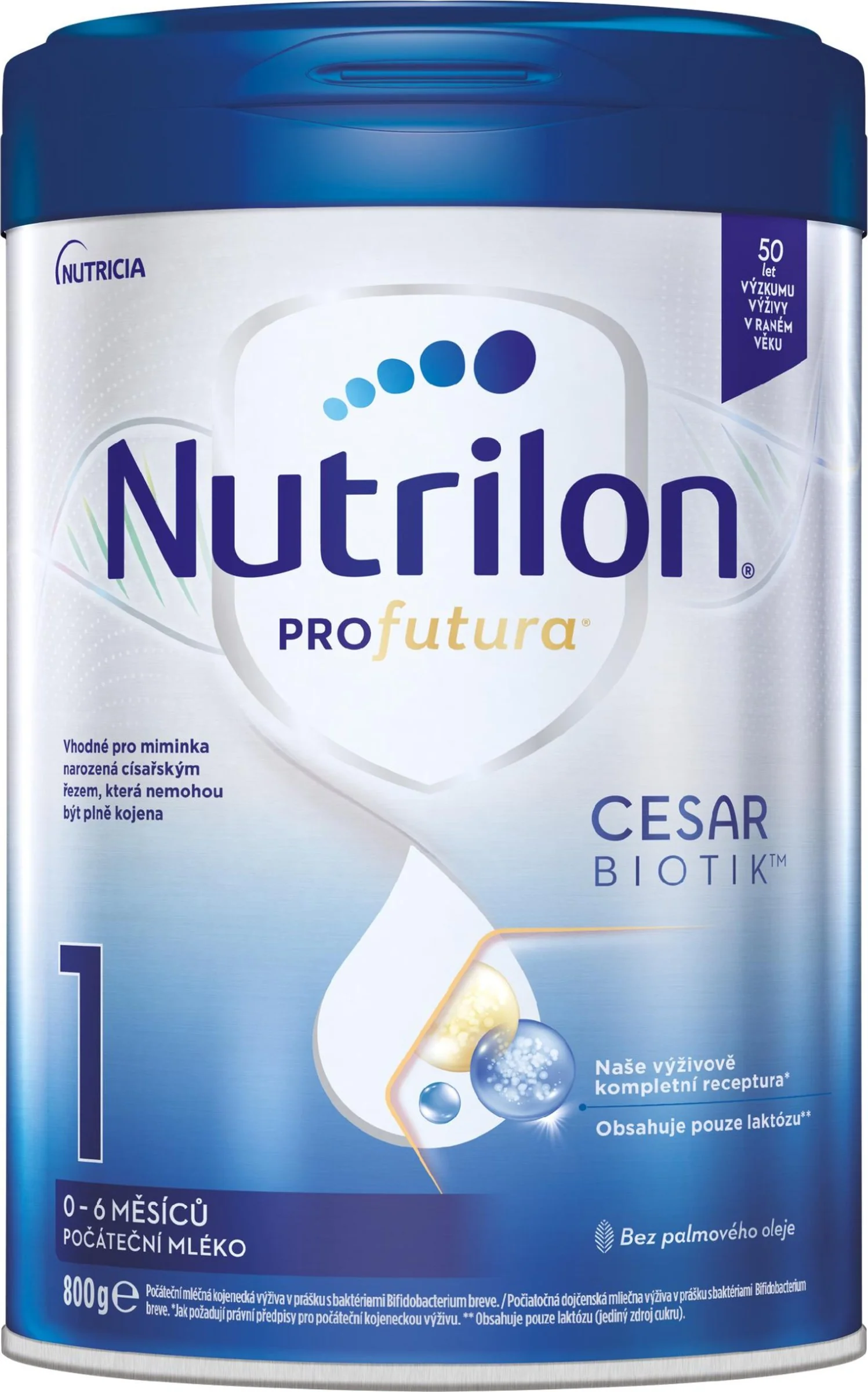 Nutrilon Profutura CESARBIOTIK™ 1 počiatočné mlieko od narodenia 800g