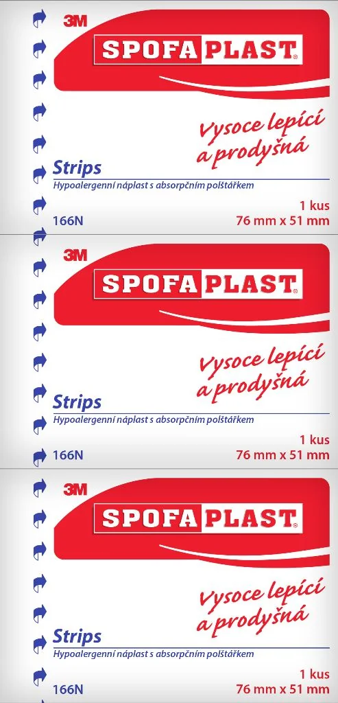 3M Spofaplast 166N Strips