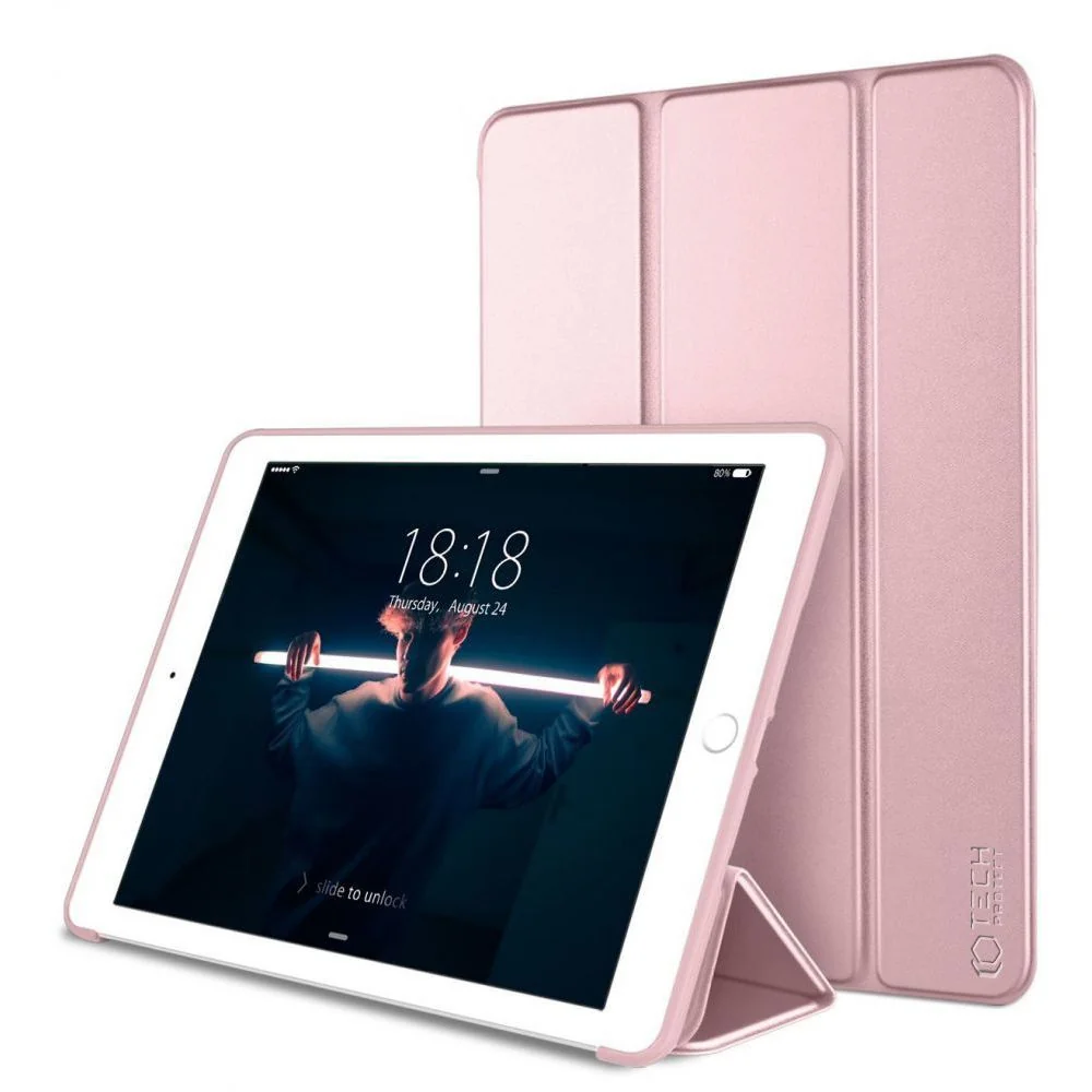 Tech-Protect Smartcase puzdro na iPad 9.7'' 2017 / 2018 ružovozlaté