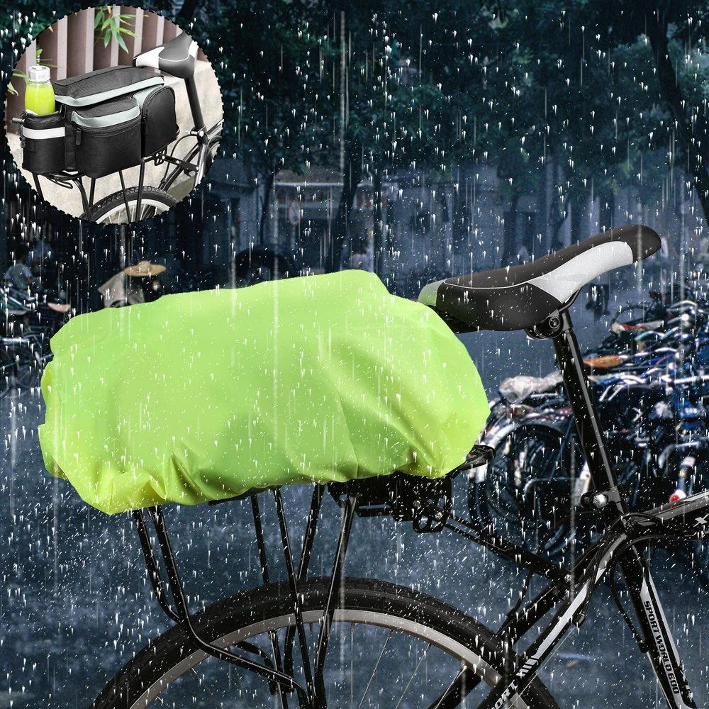 MG Rain pláštenka na batoh na bicykel, zelená 