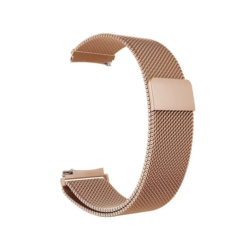 Bstrap Milanese remienok na Samsung Galaxy Watch 4 / 5 / 5 Pro / 6, rose gold