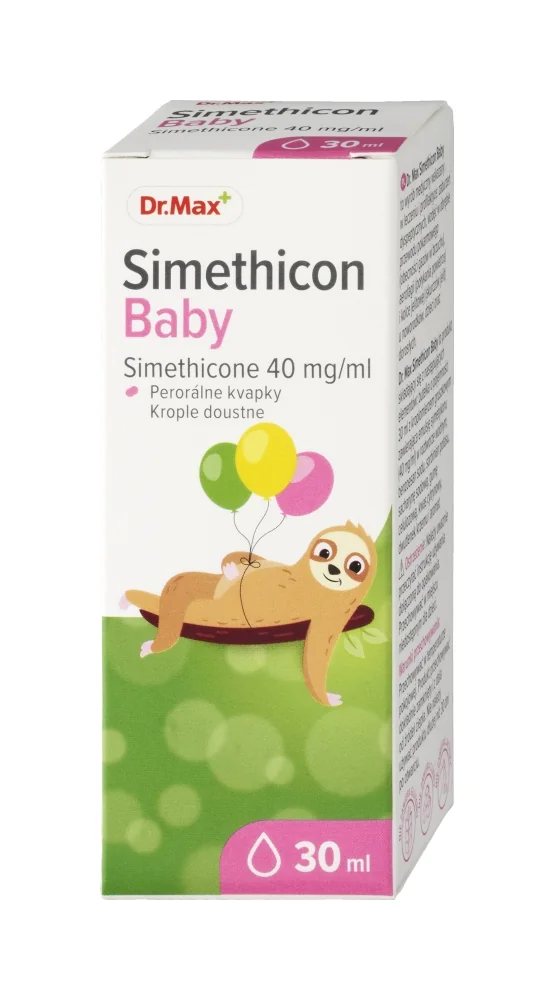 Dr. Max Simethicon Baby 1×30 ml, nadúvanie a plynatosť