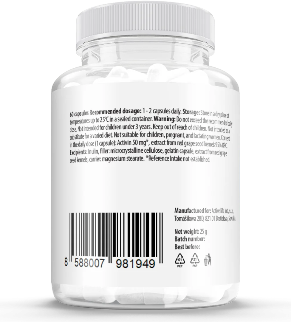 ZEREX ActiVin Antioxidant 1×60 cps , výživový doplnok