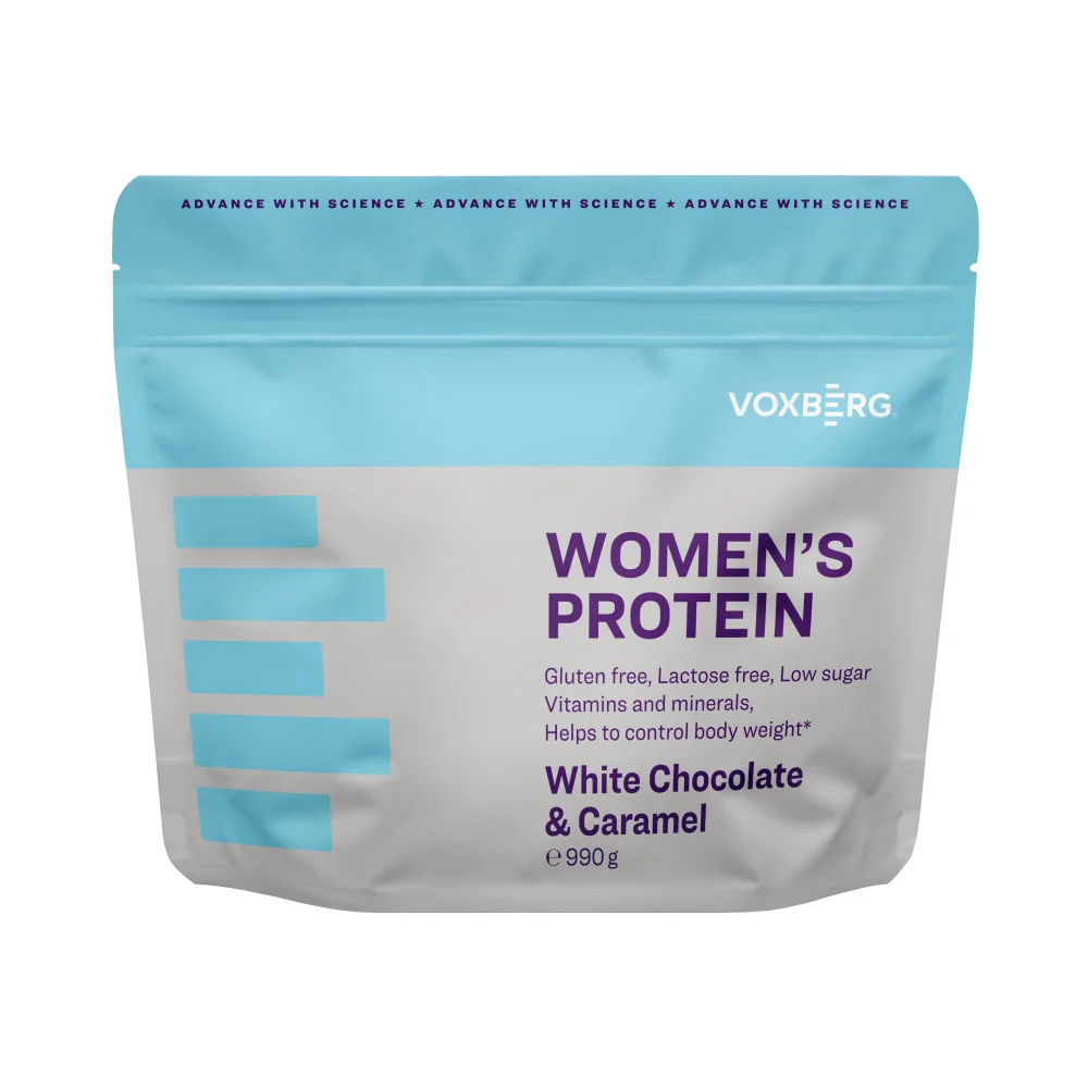 Voxberg Women's Protein 990 g biela čokoláda-karamel