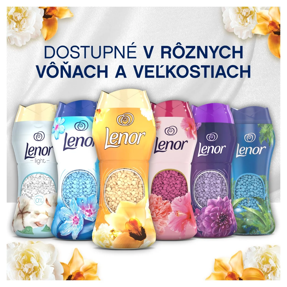 Lenor Beads 210g Gold orchid 1×210 g, vonné perličky