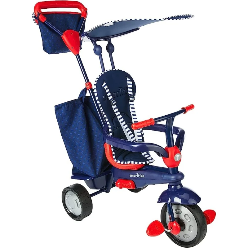 Smart Trike Trojkolka Swirl™ 4v1, modrá/červená ST6502502