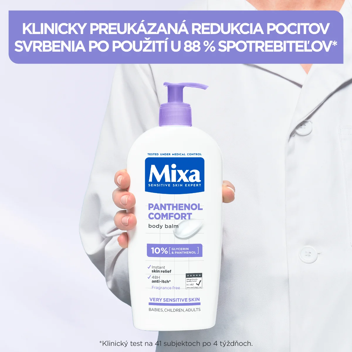 Mixa ATOPIANCE Calming body balm 1×400 ml, upokojujúce telové mlieko