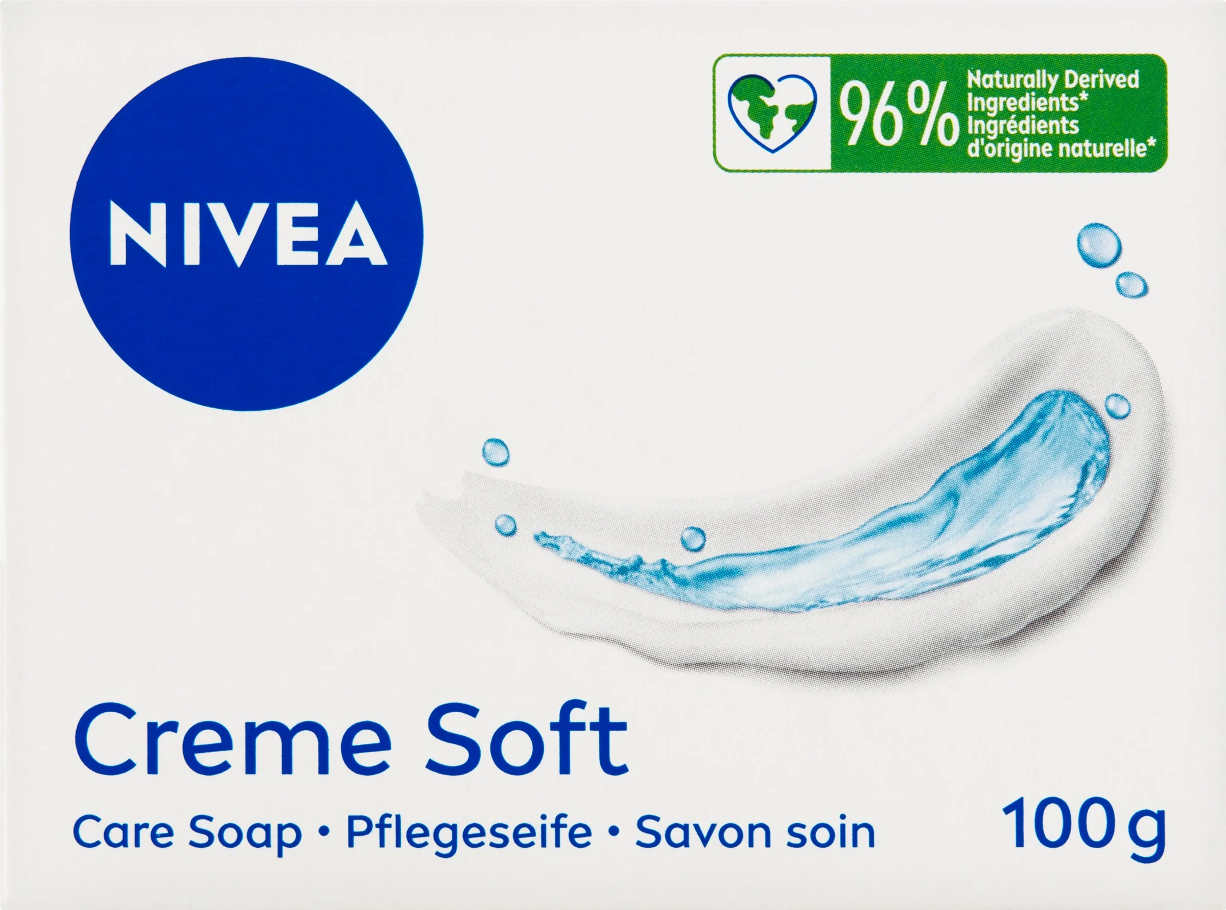 NIVEA Tuhé mydlo Creme Soft 100g 1×100 g, tuhé mydlo