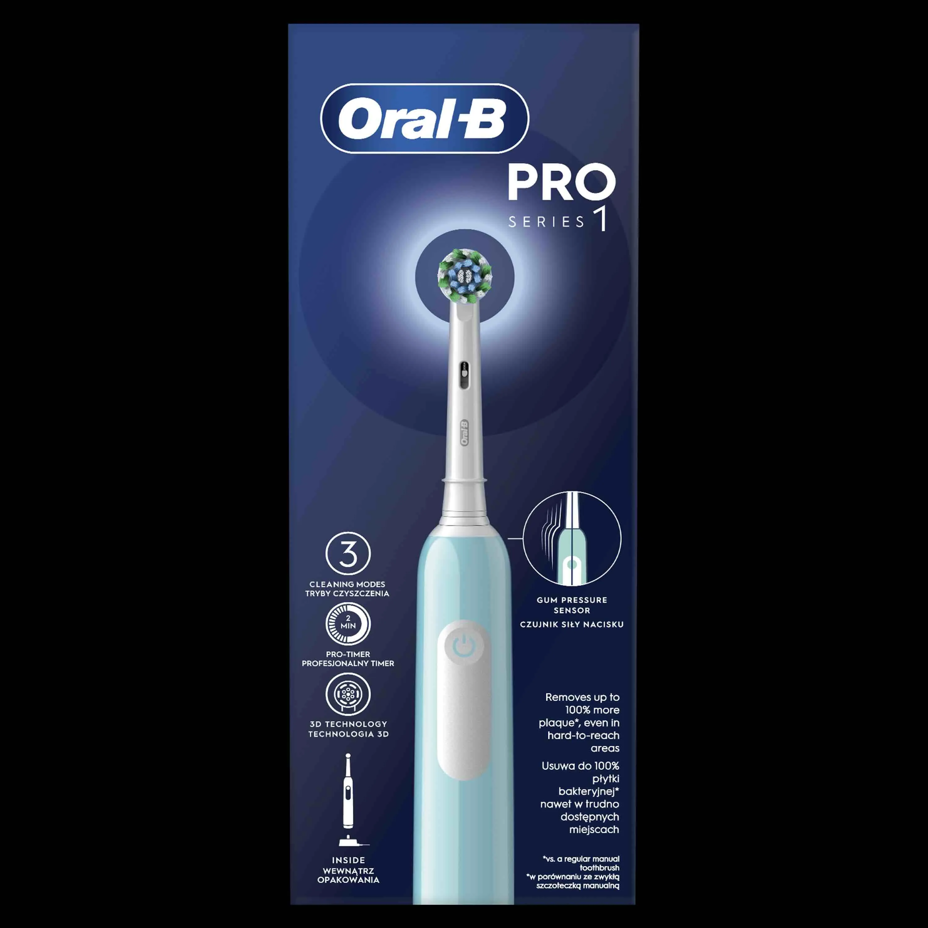 Oral-B EK Pro Series 1 Caribeean blue 1×1 ks, elektrická zubná kefka