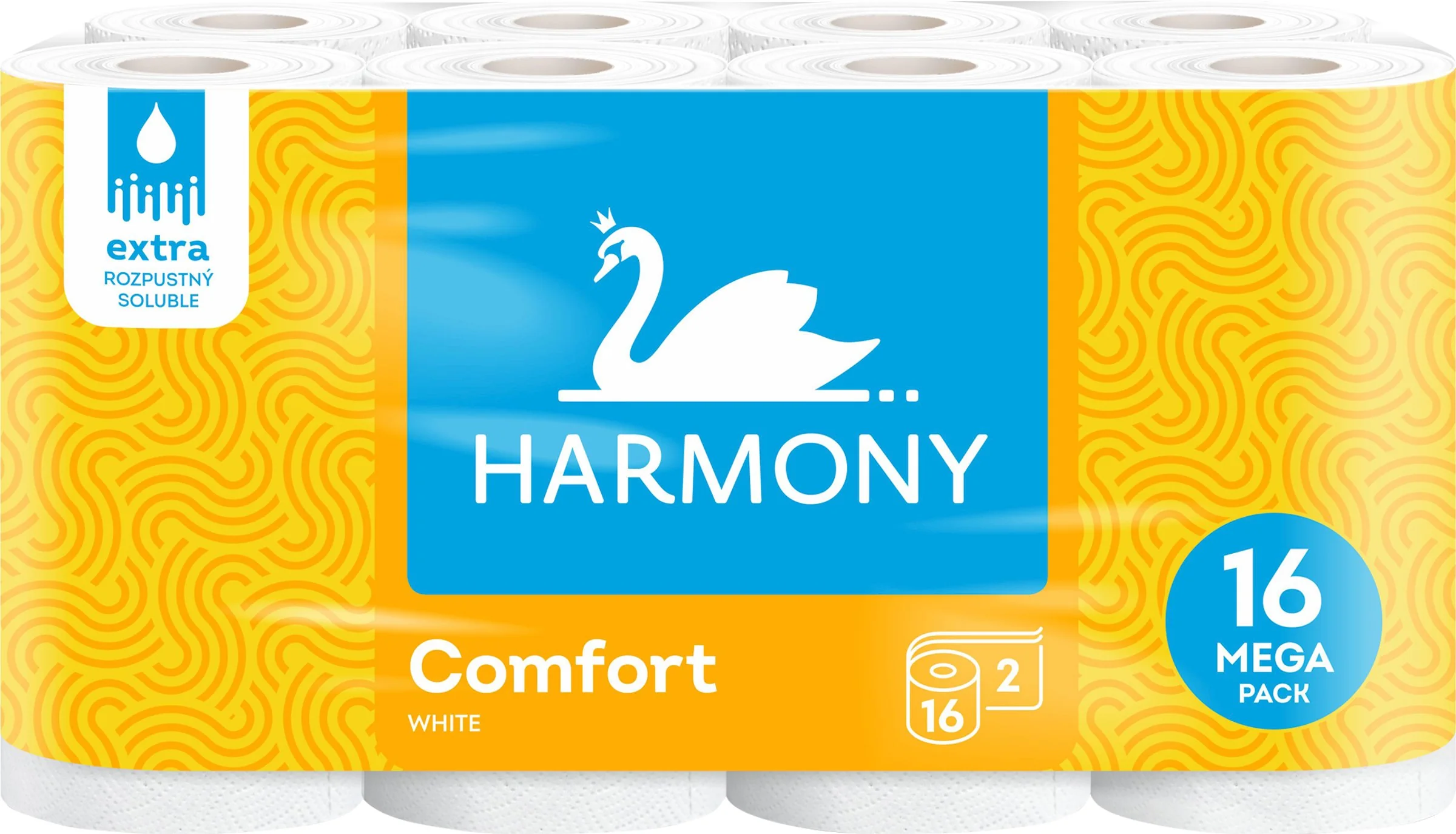 Harmony Comfort White toaletný papier 2 vrstvy