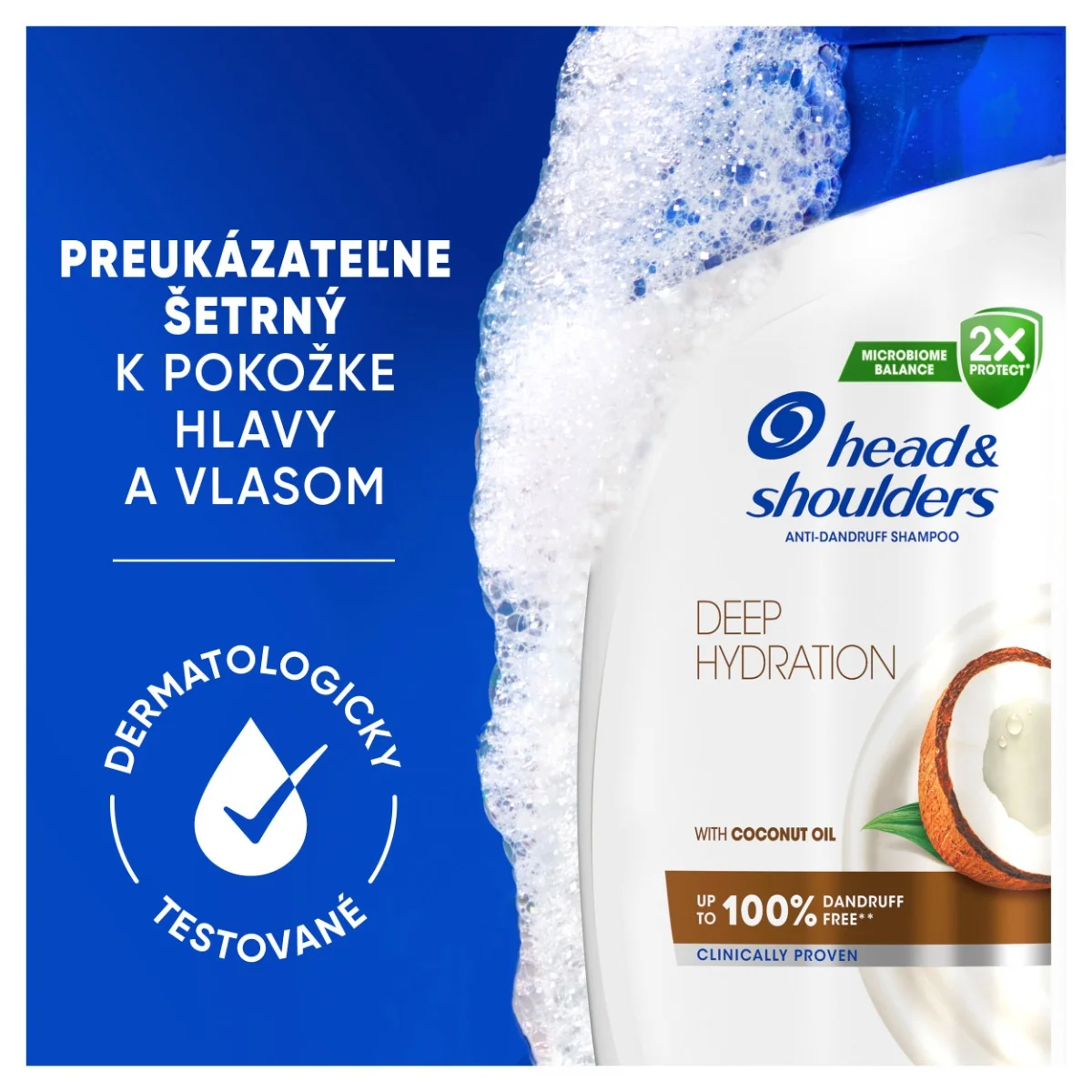 Head & Shoulders Deep Hydration šampón 1×500 ml, šampón proti lupinám