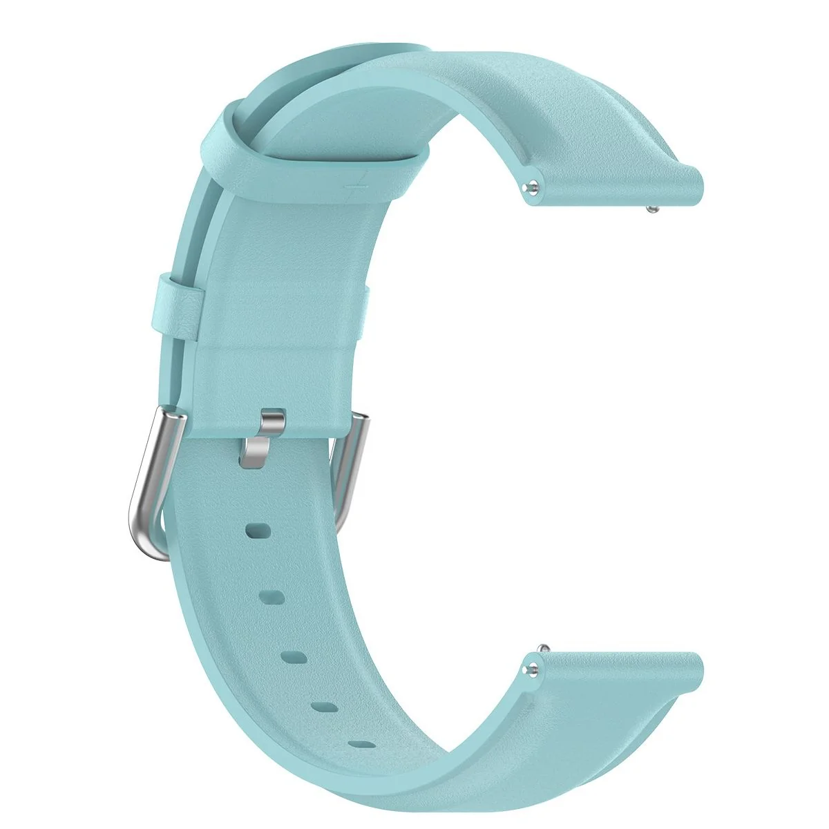 BStrap Leather Lux remienok na Xiaomi Watch S1 Active light blue