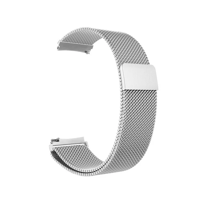 Bstrap Milanese remienok na Samsung Galaxy Watch 4 / 5 / 5 Pro / 6 silver