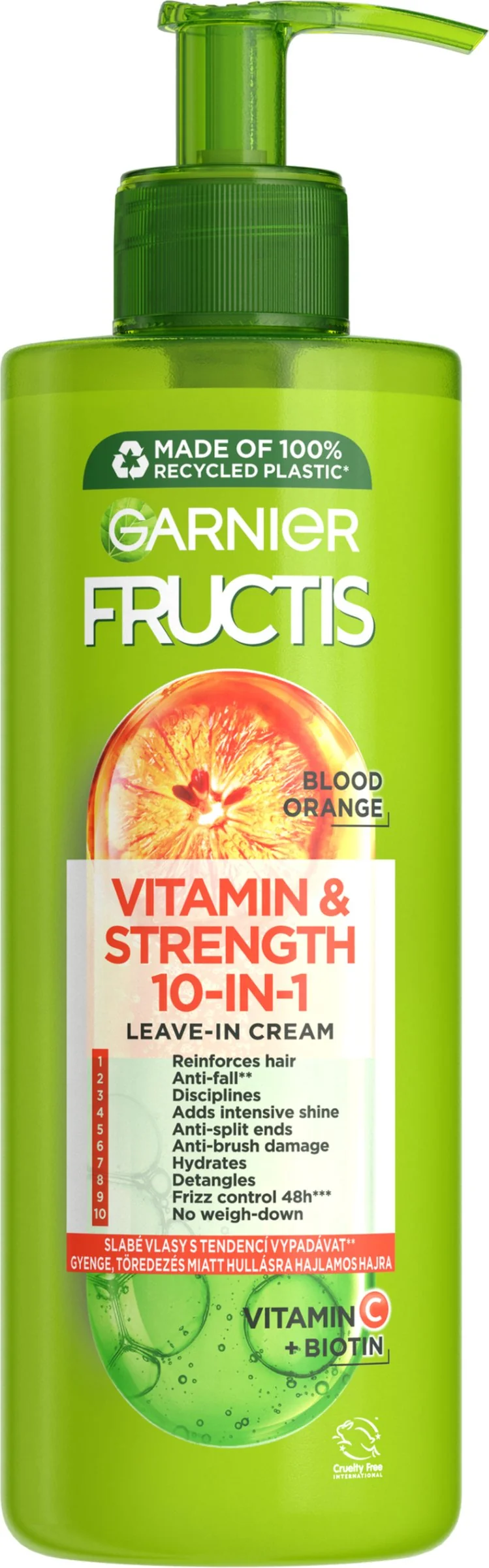 Fructis Vitamin & Strength 10v1 Bezoplachová starostlivosť 400ml