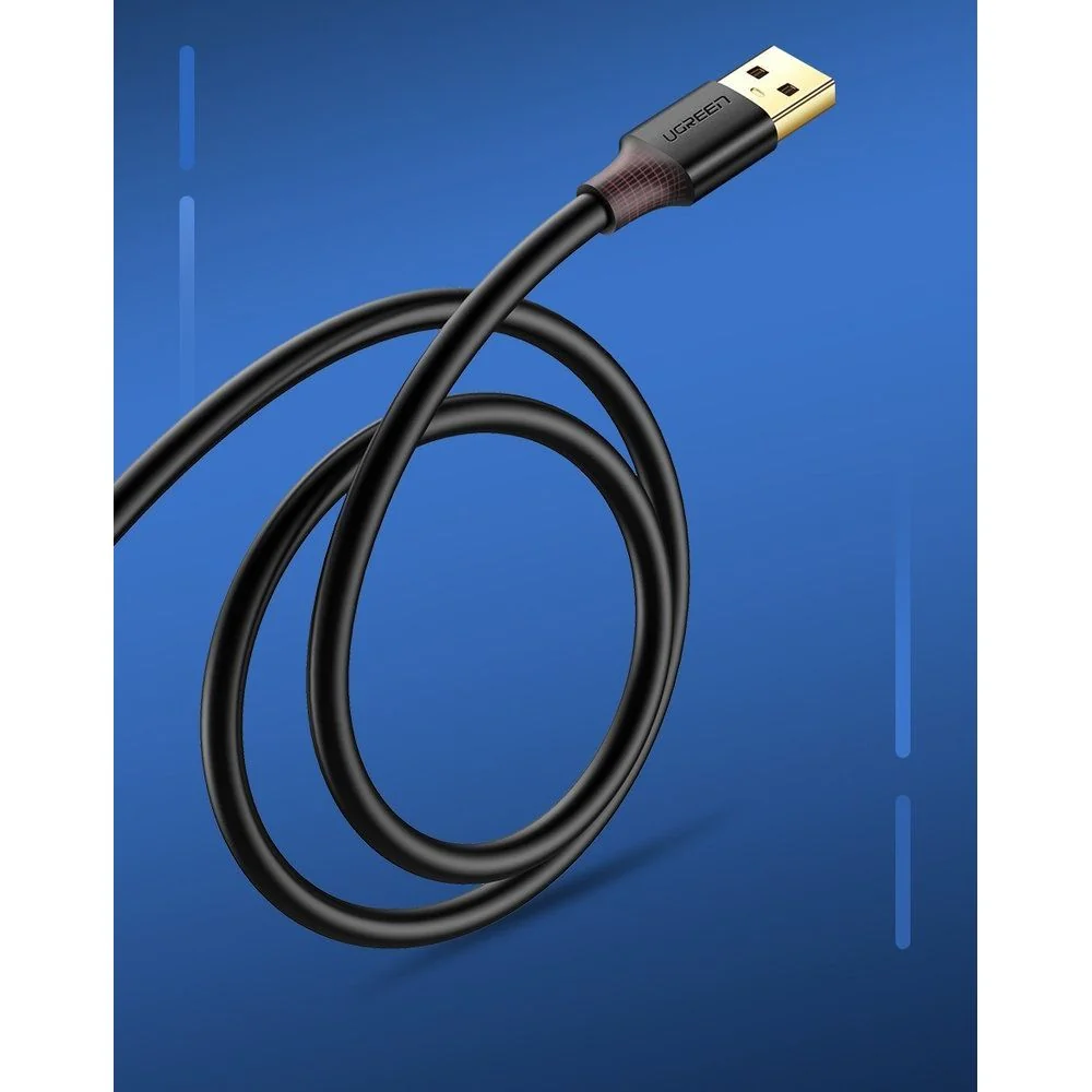 Ugreen US129 Extension predlžovací kábel USB 3.0 1.5m, čierny 