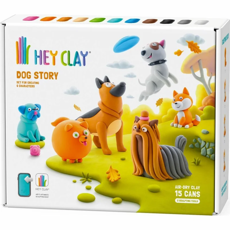 HEY CLAY Dog Story Modelovacia hmota - Príbeh psa 