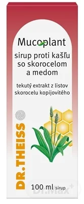 Mucoplant Sirup proti kašľu so skorocelom a medom